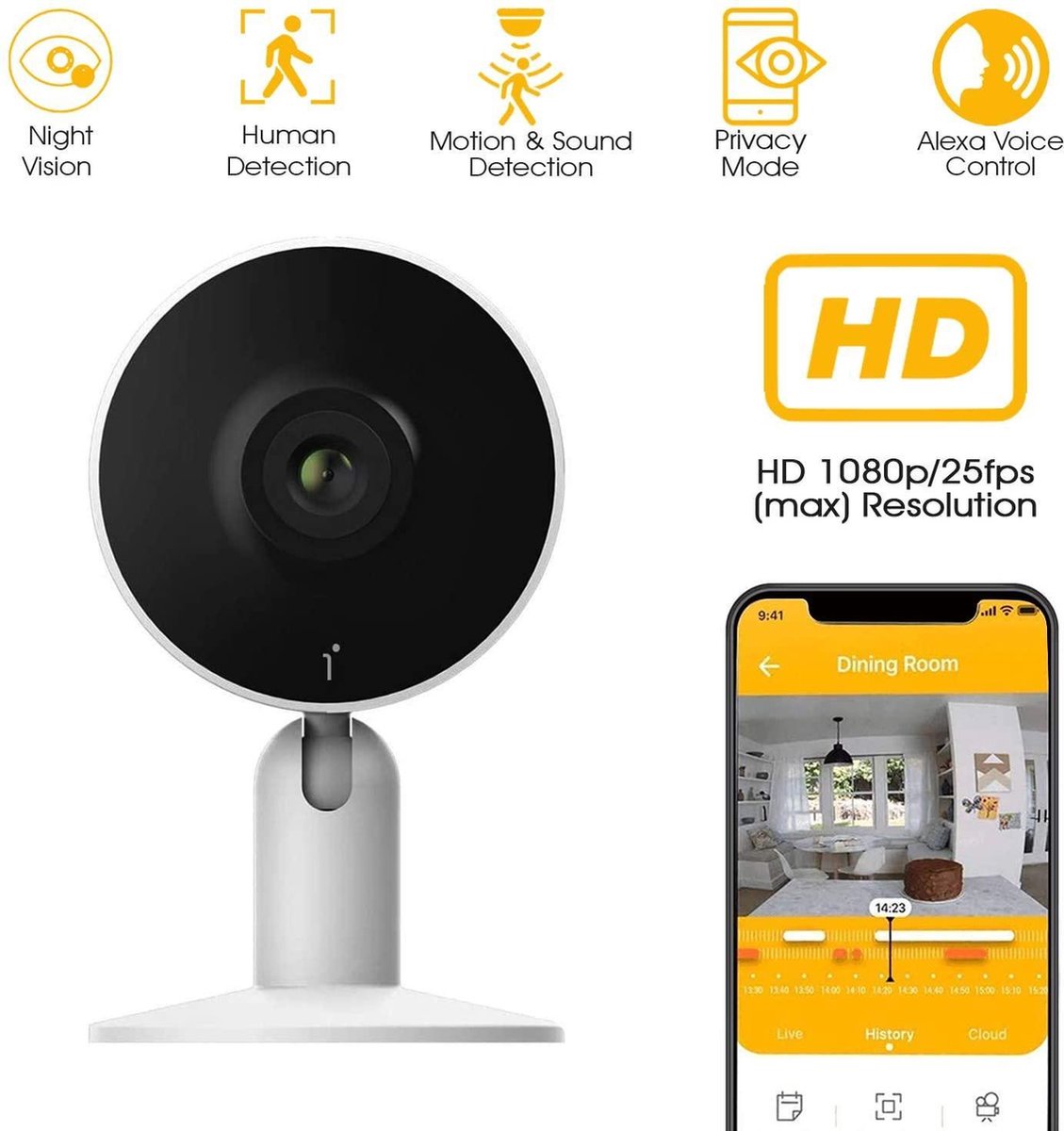 Arenti IN1Q Wifi-babycamera met App-bediening — foto 2