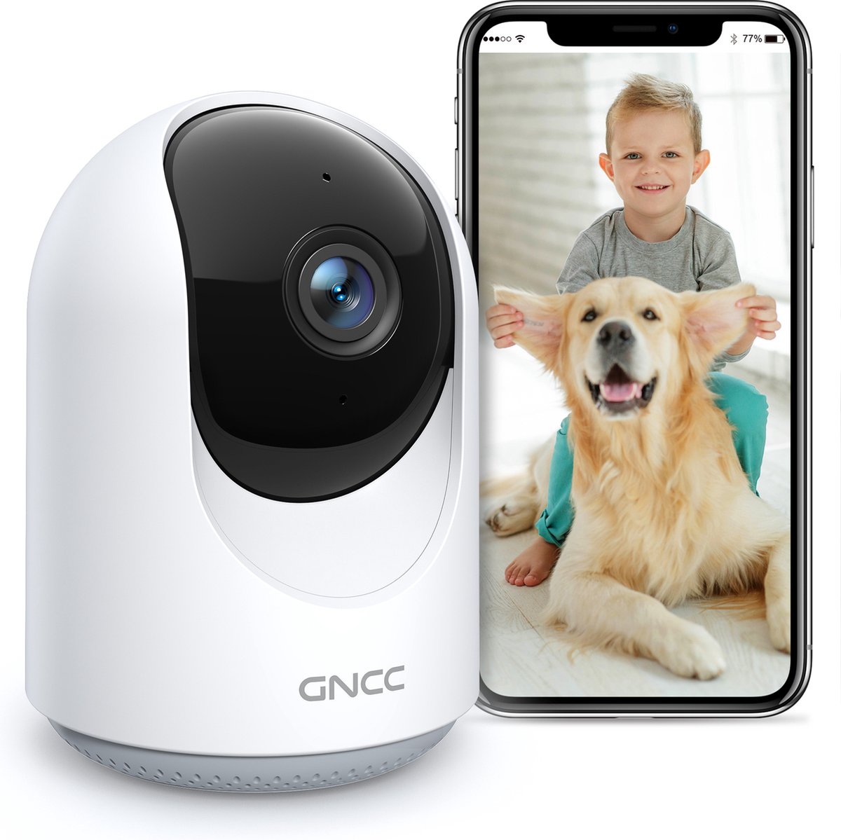 GNCC P1 Wifi-videobabyfoon met App-bediening