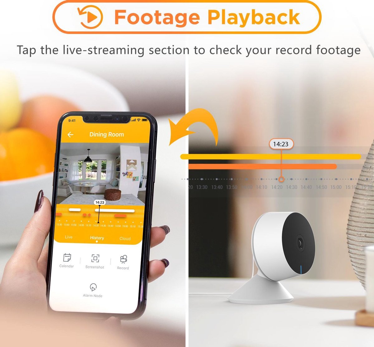 Laxihub M1 Wifi-babyfoon met Arenti-app — foto 5