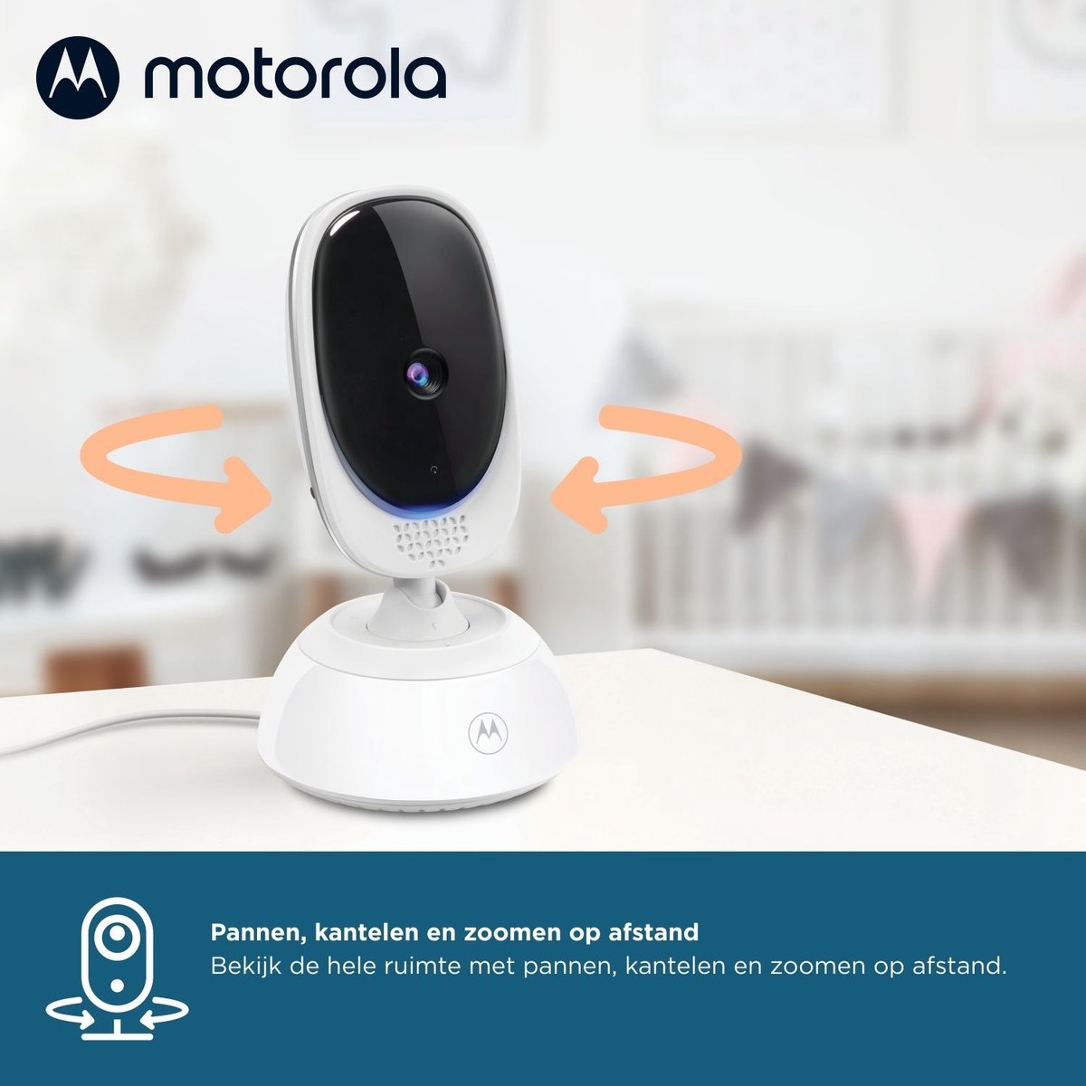 Motorola VM75 Videobabyfoon met Touchscreen — foto 3