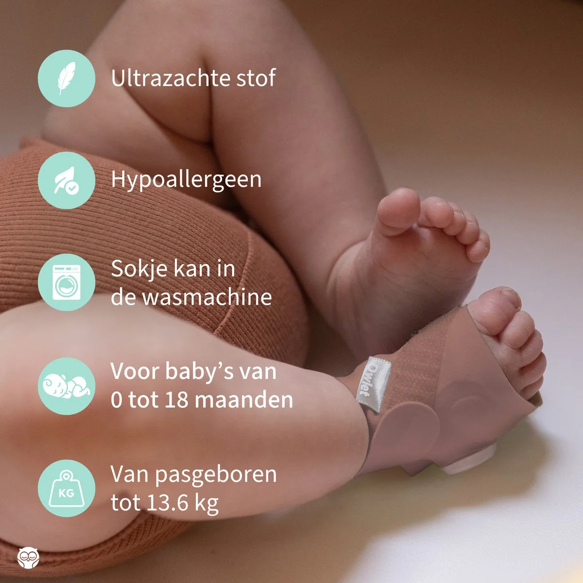 Owlet Dream Sock (mint)