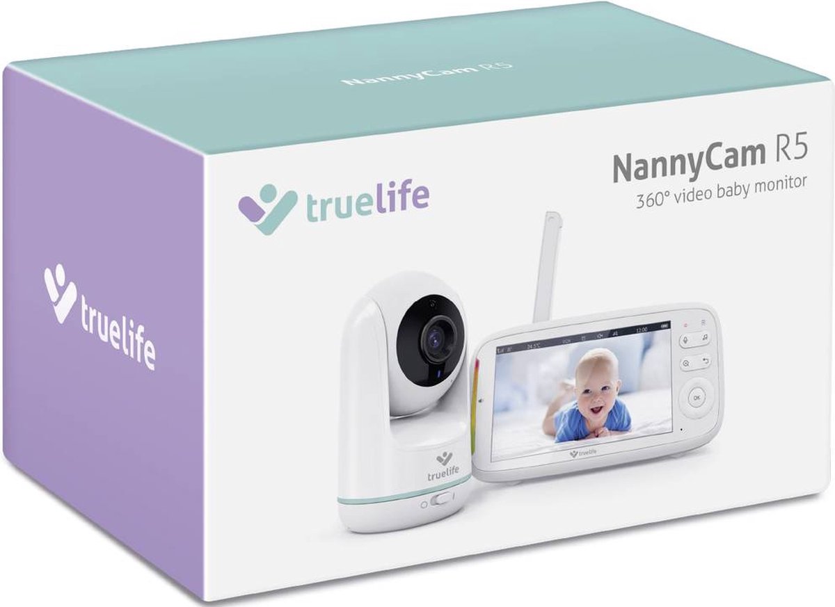 TrueLife R5 Videobabyfoon met 360° Camera & 5 inch Scherm — foto 4