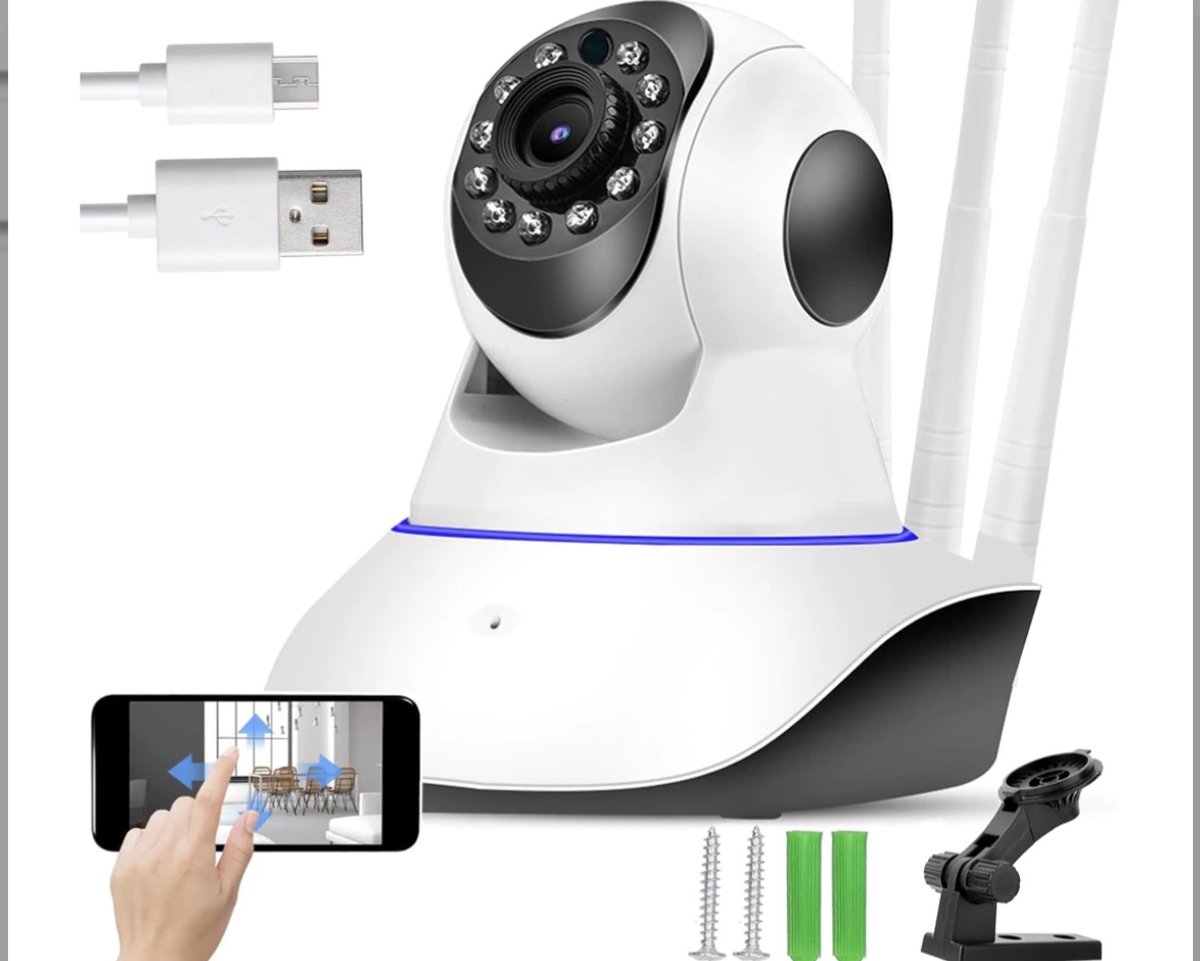 Verk IP WiFi-camera Roterende Videobabyfoon
