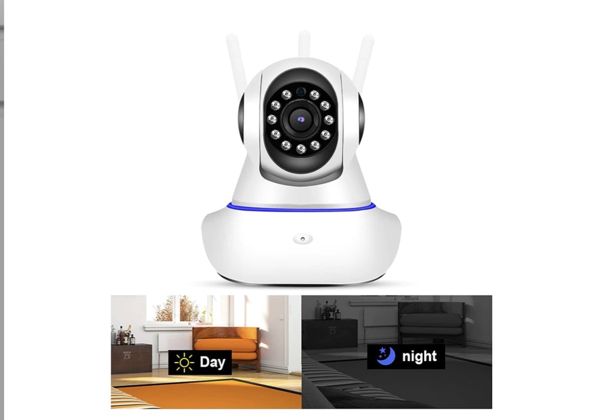 Verk IP WiFi-camera Roterende Videobabyfoon — foto 3