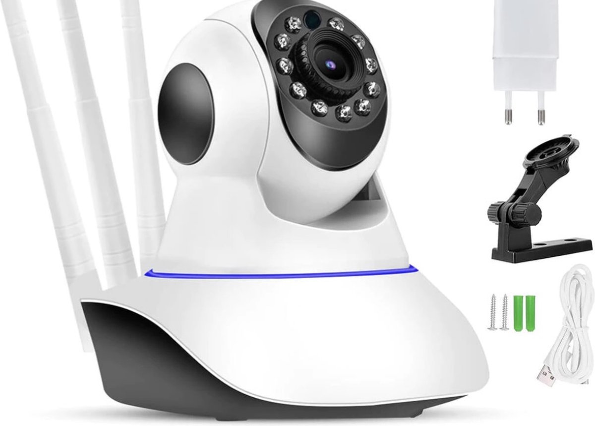 Verk IP WiFi-camera Roterende Videobabyfoon — foto 4