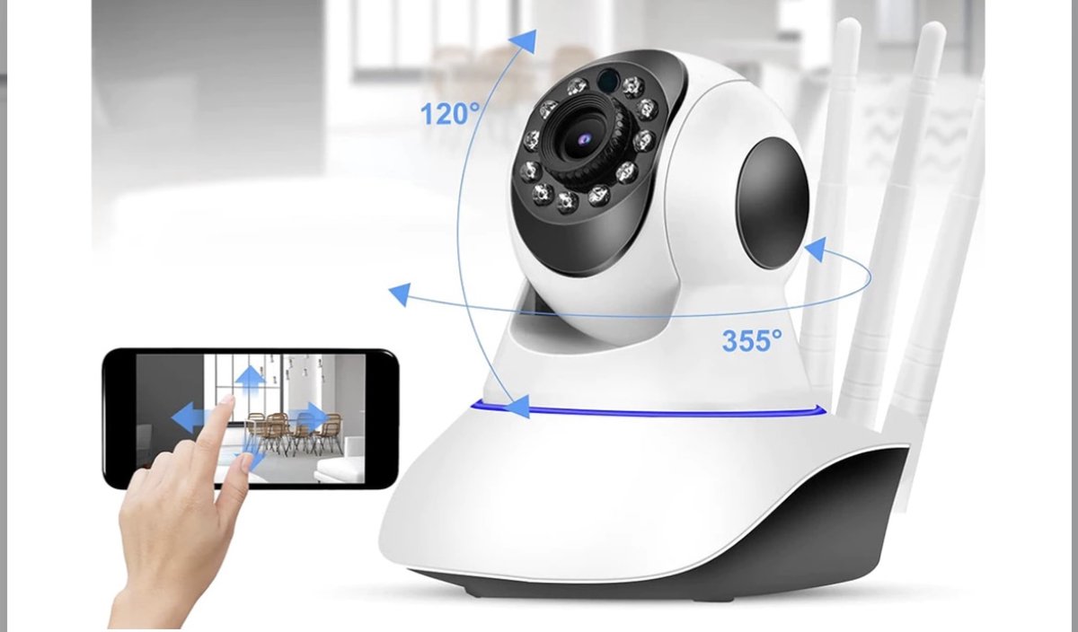 Verk IP WiFi-camera Roterende Videobabyfoon — foto 5